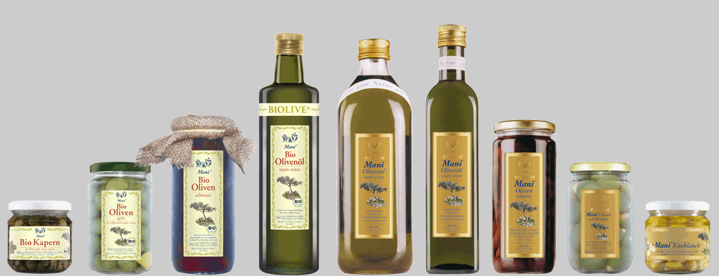 Mani olives and oil products designed by ateliers philipp kreidl photo graphik design