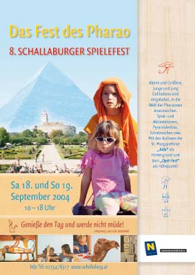 Schallaburg ad designed by ateliers philipp kreidl photo graphik design