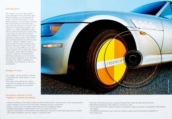 rigidisc - corporate design - brochure including video CD designed by ateliers philipp kreidl photo graphik design